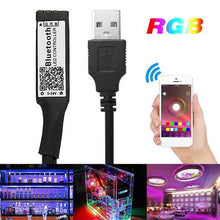Încarcă imaginea în vizualizatorul Galerie, Banda Smart LED RGB 2 metri, lumina ambientala, TV, USB, Wi-Fi