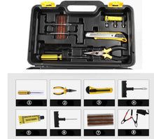 Încarcă imaginea în vizualizatorul Galerie, Kit pentru pana, compresor 12 V, 2 cilindrii si 7 accesorii