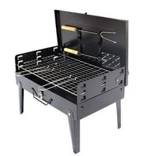 Încarcă imaginea în vizualizatorul Galerie, Gratar portabil si pliabil tip diplomat cu accesorii incluse