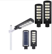Încarcă imaginea în vizualizatorul Galerie, Lampa solara stradala 90W cu telecomanda + cadou stalp