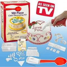 Încarcă imaginea în vizualizatorul Galerie, Set 100 piese pentru decorarea prajiturilor Cake Decorating Kit