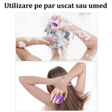 Încarcă imaginea în vizualizatorul Galerie, NOU - Perie Pentru Masaj Capilar, Samponare si Curatare Scalp, Stimulare Crestere Par, Silicon
