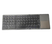Încarcă imaginea în vizualizatorul Galerie, Tastatura pliabila universal, wireless, negru-gri, US layout
