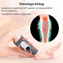 Încarcă imaginea în vizualizatorul Galerie, Aparat de Masaj - Incalzire si Compresie - pentru Picioare si Gambe, 3 Moduri, 1800 mAh
