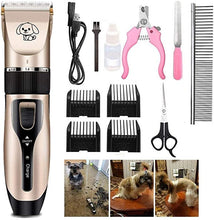 Încarcă imaginea în vizualizatorul Galerie, NOU - Set De Masina De Tuns Animale Fara Fir, Foarfece De Tuns Si Trimmer Unghii, Functionare Silentioasa, Capete De Tuns Pe Dimensiuni
