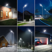 Încarcă imaginea în vizualizatorul Galerie, NOU - Stalp Stradal cu Incarcare Solara, Panou Solar Integrat, Putere Mare 1000W + Stalp De Sustinere Cadou
