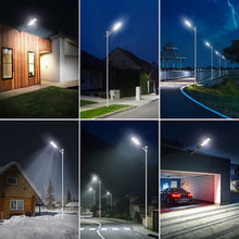 Încarcă imaginea în vizualizatorul Galerie, NOU - Stalp Stradal cu Incarcare Solara, Panou Solar Integrat, Putere Mare 800W + Stalp De Sustinere Cadou

