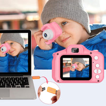 Încarcă imaginea în vizualizatorul Galerie, NOU - Camera Foto Digitala Pentru Copii, Functie Foto/Video, 3 Jocuri Integrate + Card 128 MB, 1+1 CADOU
