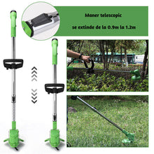 Încarcă imaginea în vizualizatorul Galerie, NOU - Motocoasa Fara Fir, Cu 1 Acumulator De 12V, Maner Reglabil, Viteza 18000 rpm, Diametru Lama 11-15 cm, Verde
