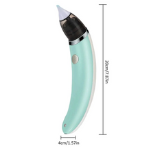 Încarcă imaginea în vizualizatorul Galerie, NOU - Aspirator Nazal Electric, Pentru Copii, Cu 2 Capete De Silicon, 5 Trepte De Putere Si Cablu USB, Verde
