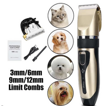 Încarcă imaginea în vizualizatorul Galerie, Masina fara fir pentru tuns animale, 1200 mAh, accesorii incluse
