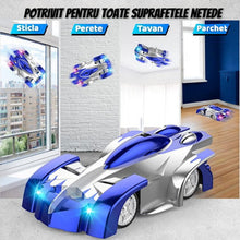 Încarcă imaginea în vizualizatorul Galerie, NOU - Masinuta Anti-Gravitatie Care Merge Pe Perete, Tavan Si Suprafete Plate, Cu Telecomanda Si Incarcare USB
