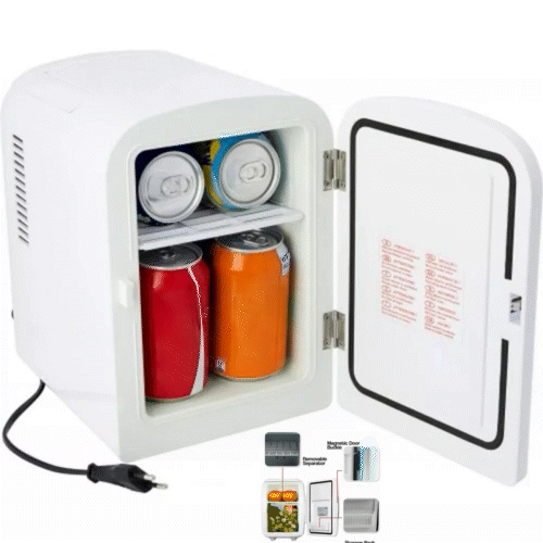 NOU - Mini Frigider Pentru Masina, Functie De Incalzire Si Racire, Capacitate Maxima 4 L