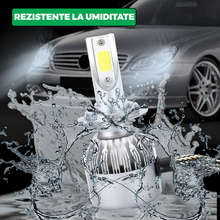 Încarcă imaginea în vizualizatorul Galerie, NOU - Set 2 Becuri LED Auto, Luminozitate Mare, 36W, 3800LM, 6000k, H1/H4/H7
