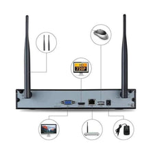 Încarcă imaginea în vizualizatorul Galerie, NOU - Sistem Supraveghere 4 Camere, Senzor Miscare, 4K Ultra HD, Conexiune PC/Telefon, Interior/Exterior + Hard Disk 500 GB CADOU
