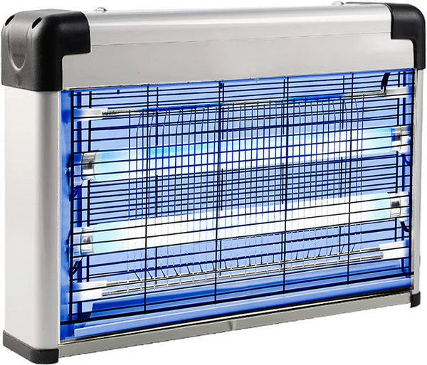 NOU - Capcana Electrica Pentru Insecte, Cu 2 Neoane UV, Putere 60W, Tavita Pentru Colectare