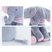 Încarcă imaginea în vizualizatorul Galerie, NOU - Elefant De Jucarie, Cucu Bau, Interactiv, Canta si Vorbeste
