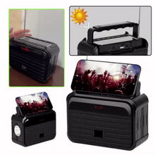 Încarcă imaginea în vizualizatorul Galerie, NOU - Radio Portabil cu Incarcare Solara Si Lanternă LED, Suport Telefon, Baterie 1200mAh, Functii Multiple
