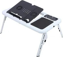 Încarcă imaginea în vizualizatorul Galerie, NOU - Masa laptop E-Table, 2 ventilatoare, USB, mouse pad, 285 x 316 x 36 mm
