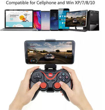 Încarcă imaginea în vizualizatorul Galerie, NOU - Gamepad Bluetooth Pentru Telefon , Tableta , PC , Smart TV , Smart Box Cu Acumulator
