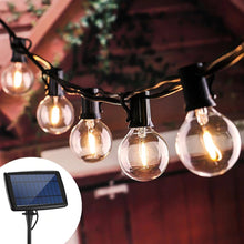 Încarcă imaginea în vizualizatorul Galerie, NOU - Ghirlanda Luminoasa, Cu Incarcare Solara, 10 Becuri LED, Lumina Alb Cald, 8 Moduri De Iluminare, Control Prin Telecomanda, 5 m Lungime
