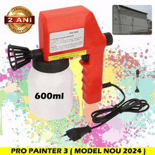Încarcă imaginea în vizualizatorul Galerie, NOU - Aparat de Vopsit PRO PAINTER 3 Pentru Toate Tipurile de Vopsea, 2 Moduri, Rezervor 600 ml, Alimentare La Retea
