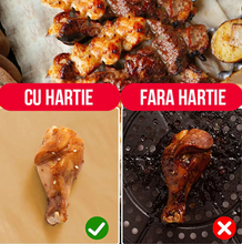 Încarcă imaginea în vizualizatorul Galerie, NOU -100+ 100 GRATIS: Hartii de Copt Pentru Friteuza ( Air Fryer)
