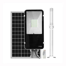 Încarcă imaginea în vizualizatorul Galerie, NOU - Lampa Solara Jortan, Cu Stalp Pentru Montare, Control Din Telecomanda, Lumina Puternica, 100W
