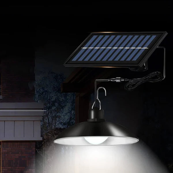 NOU - Lampa Suspendata Cu Incarcare Solara, Reglare Intensitate Lumina, Control Prin Telecomanda, Lumina Alb Rece