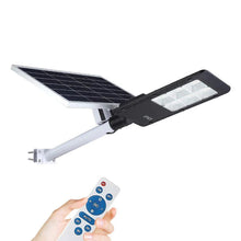 Încarcă imaginea în vizualizatorul Galerie, NOU - Lampa Solara Cu Stalp Metalic, Iluminare Puternica, 300W, Control Din Telecomanda, Rezistent La Intemperii
