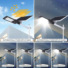 Încarcă imaginea în vizualizatorul Galerie, NOU - Lampa Solara Cu Stalp Metalic, Iluminare Puternica, 300W, Control Din Telecomanda, Rezistent La Intemperii
