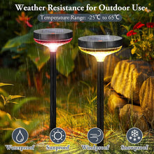 Încarcă imaginea în vizualizatorul Galerie, NOU - Set 2 Lampi Solare Stralucitoare, Cu Reflexii Puternice, Pentru Exterior, Rezistente La Apa, Alb Cald si Multicolor
