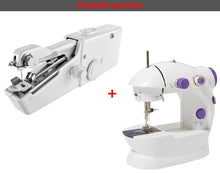 Încarcă imaginea în vizualizatorul Galerie, NOU - Pachet 1+1: Masina De Cusut Electrica, Viteza Reglabila, Pedala Inclusa + Mini Masina De Cusut CADOU
