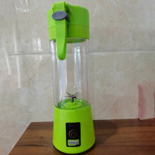 Încarcă imaginea în vizualizatorul Galerie, NOU - Mini Blender Electric Portabil Cu 6 Lame, Incarcare Prin USB, Capacitate 380ml, Verde
