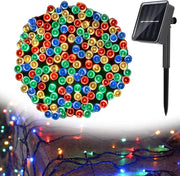 Încarcă imaginea în vizualizatorul Galerie, NOU - Instalatie De Craciun, Cu Incarcare Solara, 1000 LED-uri Mari, Multicolor, 100 m Lungime
