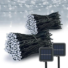 Încarcă imaginea în vizualizatorul Galerie, NOU - Instalatie De Craciun, Cu Incarcare Solara, 300 LED, Alb Rece, 30m, 1+1 CADOU
