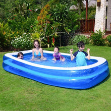 Încarcă imaginea în vizualizatorul Galerie, NOU - LICHIDARE STOC: Piscina Gonflabila De 201x150x51cm + CADOU Pompa pentru Umflat
