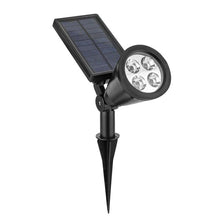 Încarcă imaginea în vizualizatorul Galerie, NOU -Proiector LED cu Incarcare Solara, Lumina Alb Rece, 3 Moduri de Iluminat, Cu Suport de Fixare
