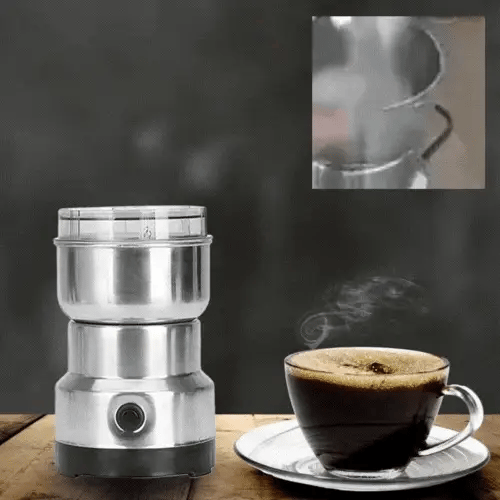NOU - Rasnita Electrica Pentru Cafea, Capacitate 50 g, Putere 100 W, Din Otel Inoxidabil
