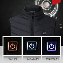 Încarcă imaginea în vizualizatorul Galerie, NOU - Vestă cu Incălzire Heating Vest Cu 4 Elemente de Incălzire, 3 Trepte de Temperatura
