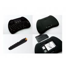 Încarcă imaginea în vizualizatorul Galerie, - Mini tastatura Wireless portabila, mouse integrat si acumulator
