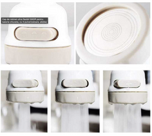 Încarcă imaginea în vizualizatorul Galerie, NOU:Cap de robinet ultra flexibil SIKS® pentru baterie chiuveta, cu 3 pulverizatoare, alb/bej
