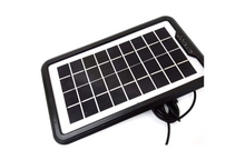 Încarcă imaginea în vizualizatorul Galerie, NOU: Kit Panou solar fotovoltaic, GD 8060, lanterna, 3 becuri LED, Radio FM, MP3
