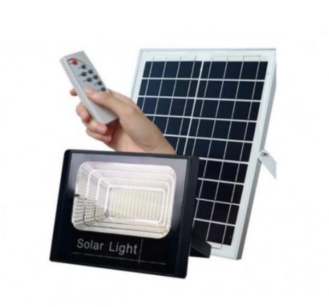 NOU: Proiector cu panou solar 300W