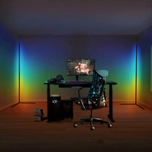 Încarcă imaginea în vizualizatorul Galerie, Lampa RGB 142 cm inaltime, jocuri de lumini, telecomanda inclusa

